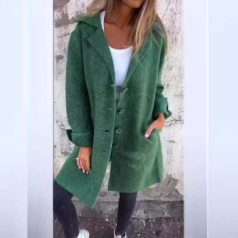 Cardigan With Pockets Outwear Coat Womens Clothing
