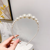 Sen Simple Pearl Thin Headband Hair Accessories Headband - Swefashionstore