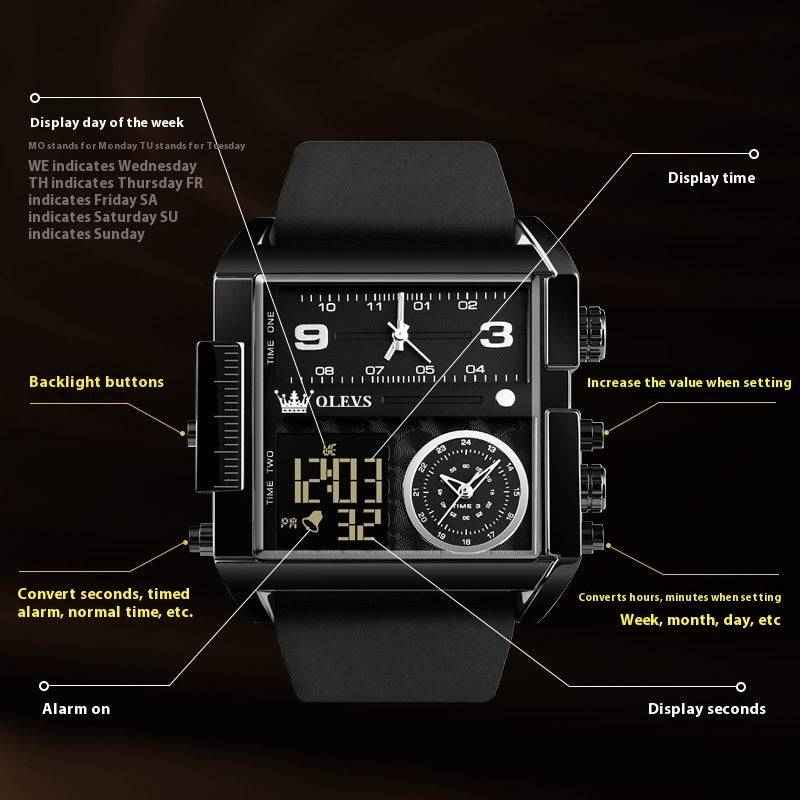 Multifunctional Sports Watch for Active Lifestyles - Swefashionstore