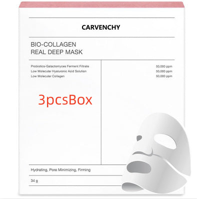 Deep Collagen Overnight Mask The Real Collagen Facial Sheet