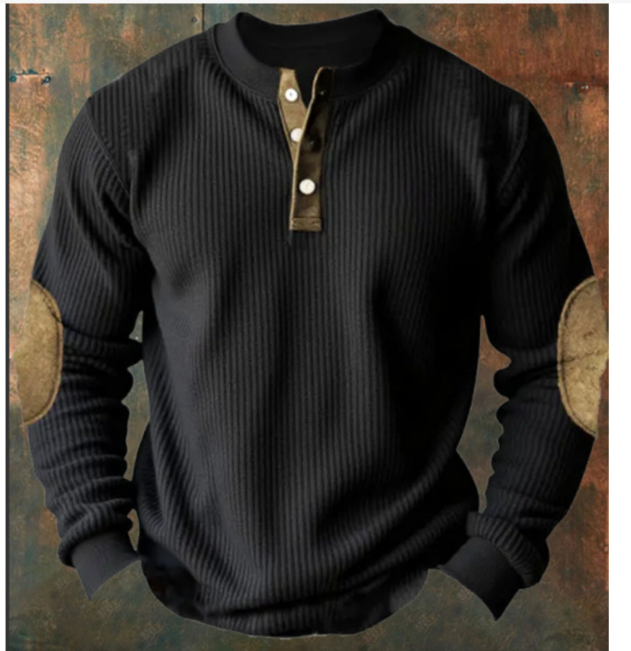 Men's FASHION High-grade Casual Long Sleeve Top
