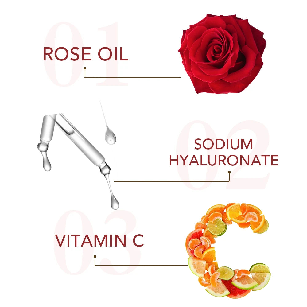 AILKE Rose Facial Cleanser Women Moisturizing Cleaner Hydrating Anti-Dark Spots, Oil Control Face Care Scrub - Swefashionstore