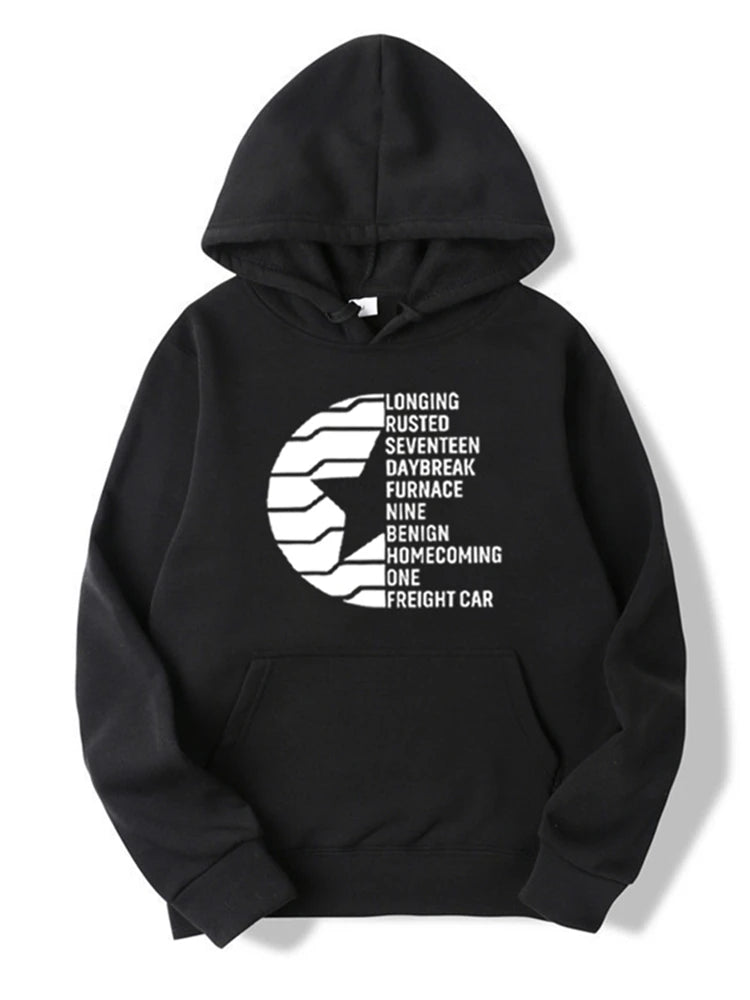 VINTAGE Barnes Hoodie BUCKY BARNES Hooded Sweatshirt - Swefashionstore
