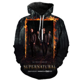 NEW Arrival Supernatural 3D Print Regular Hoodie - Swefashionstore