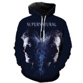 NEW Arrival Supernatural 3D Print Regular Hoodie - Swefashionstore