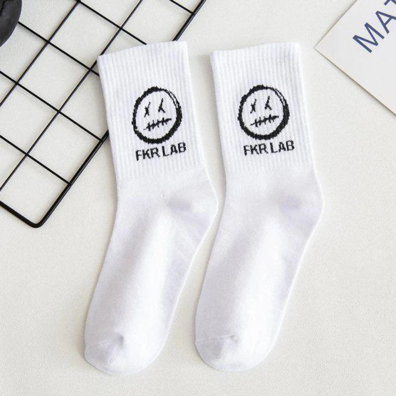 Cotton Socks Simplicity Anime Devil Grimace Harajuku - Swefashionstore