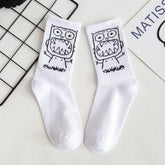 Cotton Socks Simplicity Anime Devil Grimace Harajuku - Swefashionstore