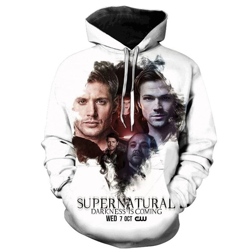 NEW Arrival SUPERNATURAL 3D Print Hoodie