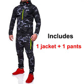 NEW Suits Hoodies and Pants Sets CAMO For Men Fashion - Swefashionstore