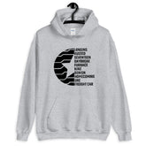 VINTAGE Barnes Hoodie BUCKY BARNES Hooded Sweatshirt - Swefashionstore