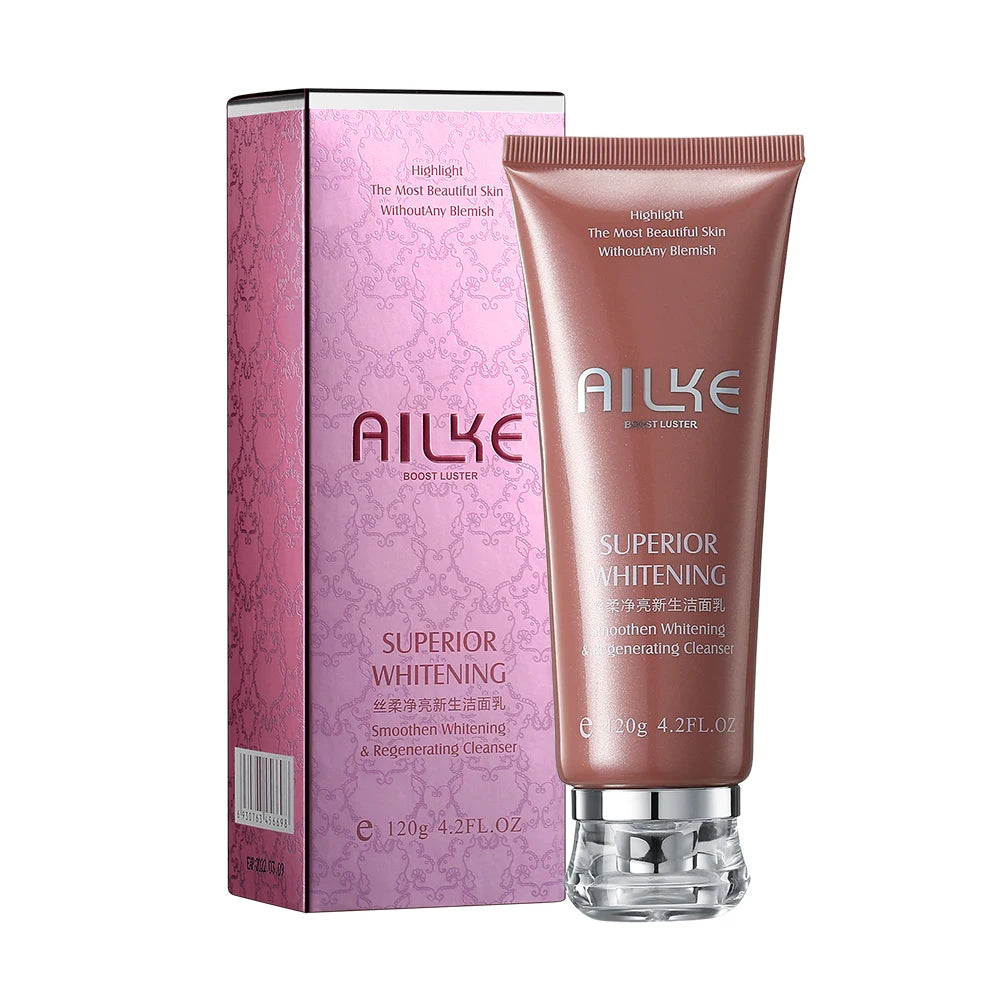 AILKE Rose Facial Cleanser Women Moisturizing Cleaner Hydrating Anti-Dark Spots, Oil Control Face Care Scrub - Swefashionstore