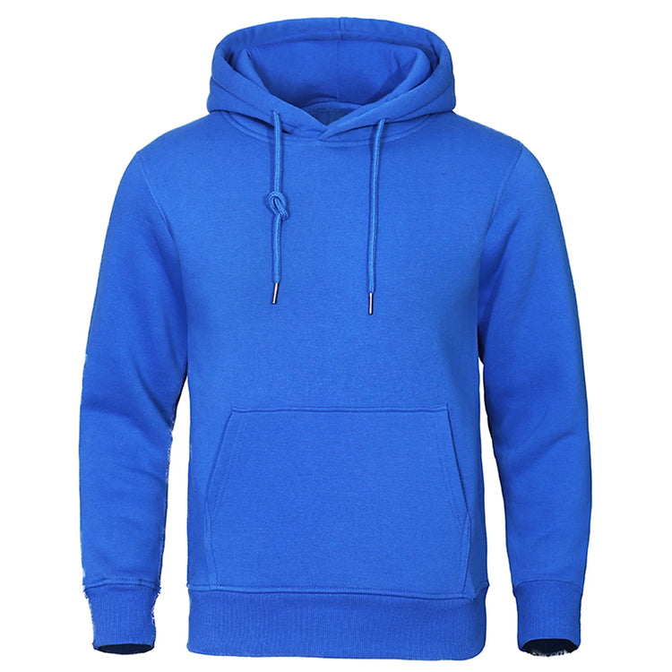 Men Hoodies Fleece Warm Sweatshirt - Swefashionstore