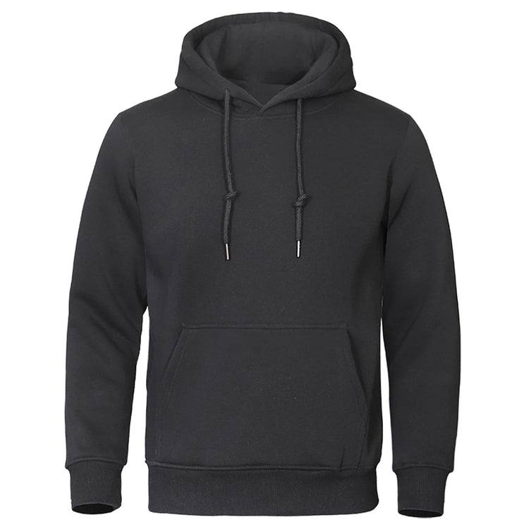 Men Hoodies Fleece Warm Sweatshirt - Swefashionstore