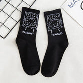 Cotton Socks Simplicity Anime Devil Grimace Harajuku - Swefashionstore