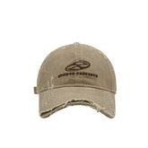 STREET Make Old Ripped Denim Baseball Cap - Swefashionstore