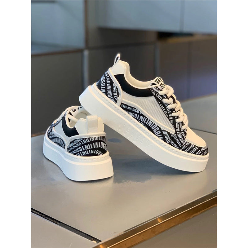 DICKE BODENSCHUHE Verschleißfeste Boardschuhe Atmungsaktive Fashion Sneaker