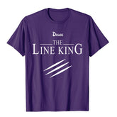 FUNNY Line King T-shirt FASHION Birth - Swefashionstore