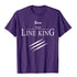 FUNNY Line King T-shirt FASHION Birth - Swefashionstore