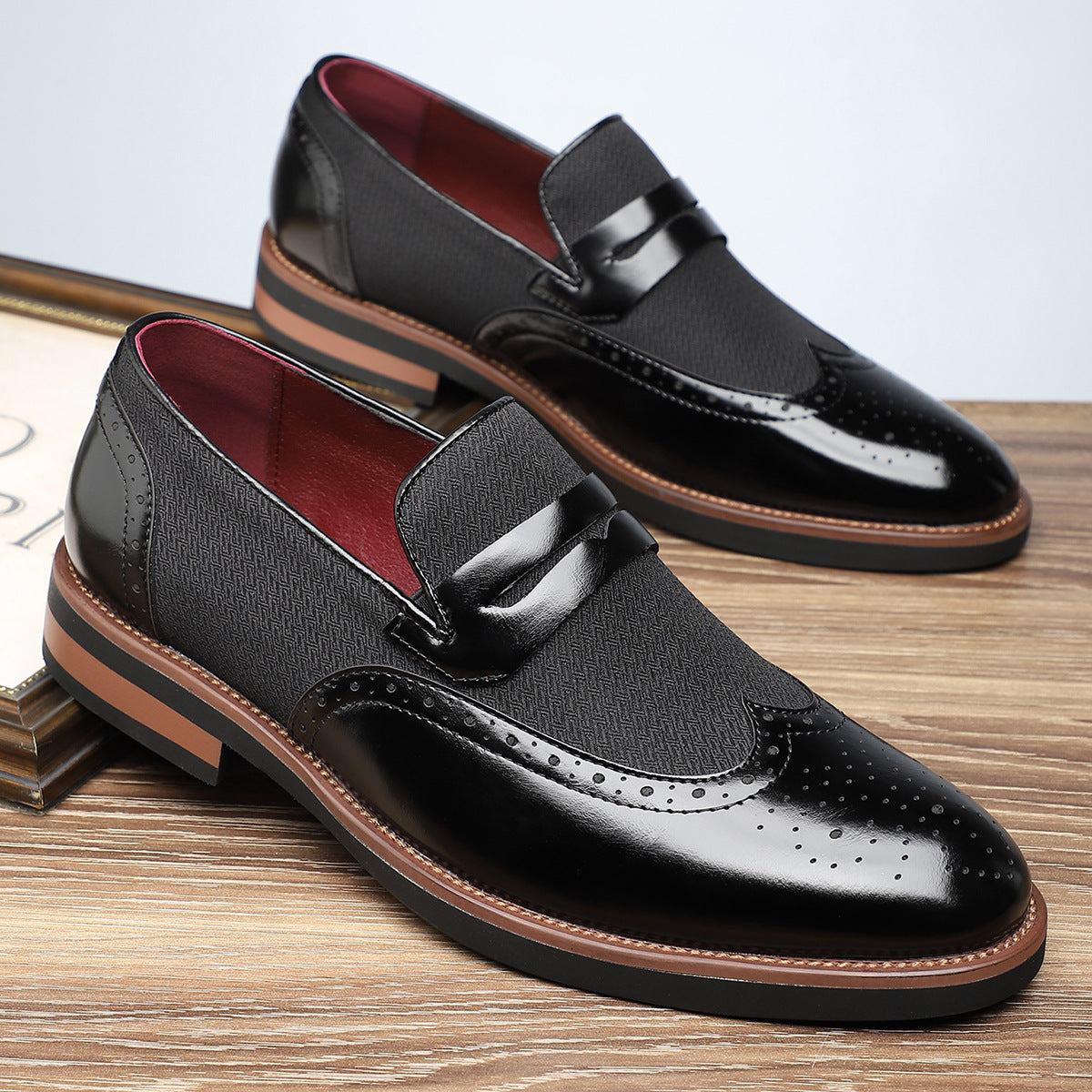 Herren Business Casual Lederschuhe