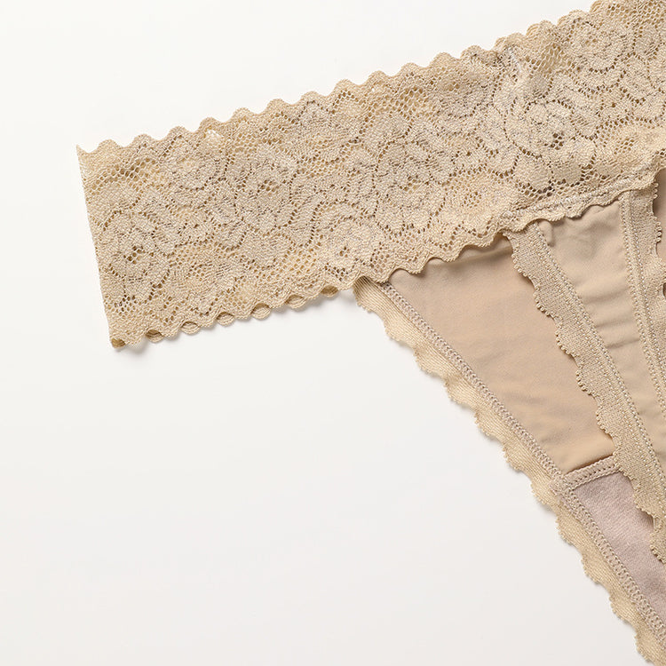 Seamless Low-Waist Cotton Crotch Sports Fitness Women&