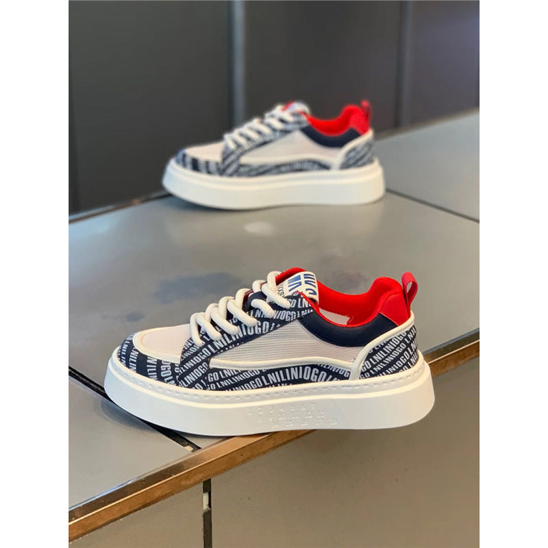 DICKE BODENSCHUHE Verschleißfeste Boardschuhe Atmungsaktive Fashion Sneaker