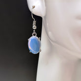 Opal Earrings Retro Moonstone Eardrop Jewelry Cross - Swefashionstore