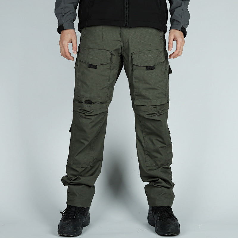 CAMOUFLAGE Outdoor MULTI-functional Pocket Wear-resistant Training Pants
