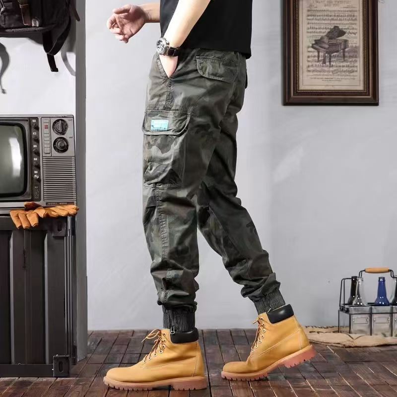 Camouflage Cargo Pants Loose Fit - Swefashionstore