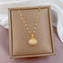 Shell Pearl Necklace With Rhinestones Female Zircon - Swefashionstore