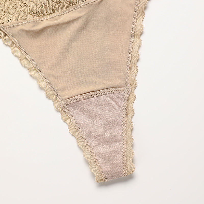 Nahtlose Low-Waist-Baumwoll-Schritt-Sport-Fitness-Damenunterwäsche