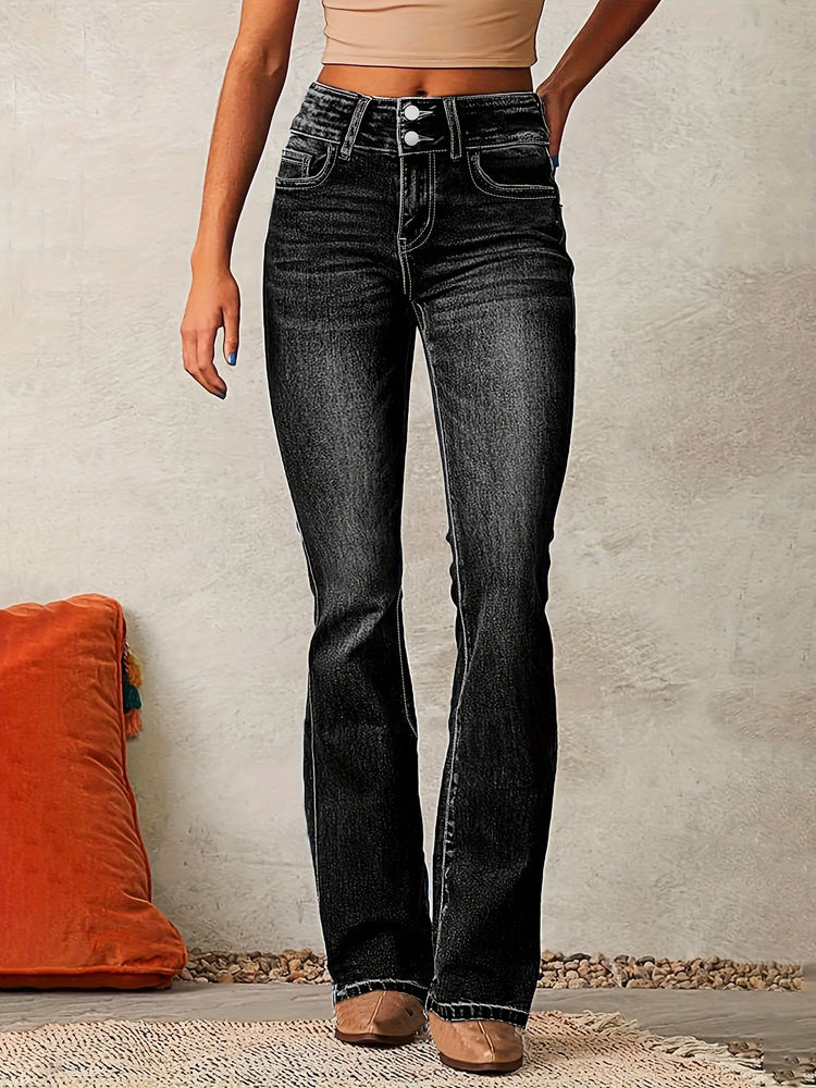 Washed Street Skinny Retro Stretch Jeans - Swefashionstore