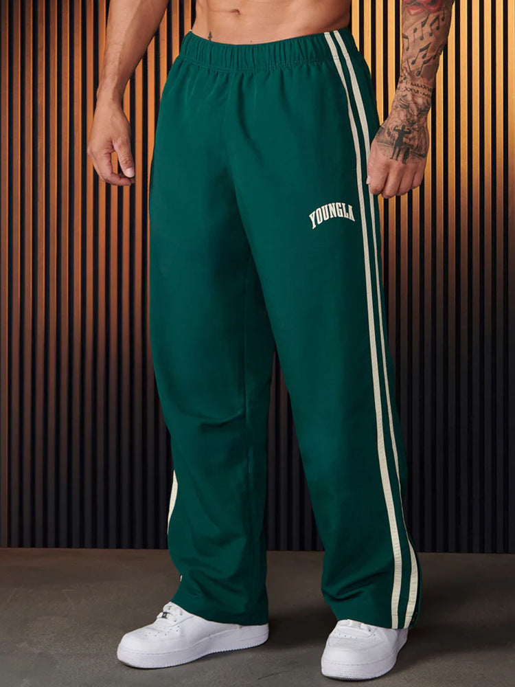 Herren Sporthose Paar Nähte Druck Freizeit