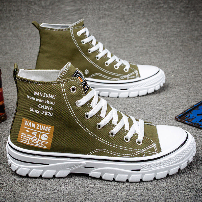 Herren High-Top CANVAS Schuhe Trendy