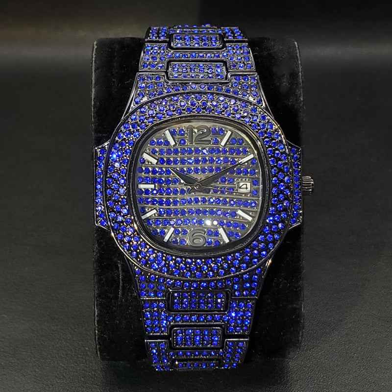 Special-interest Full Diamond Rap Hip Hop Watch - Luxury Timepiece - Swefashionstore