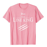 FUNNY Line King T-shirt FASHION Birth - Swefashionstore