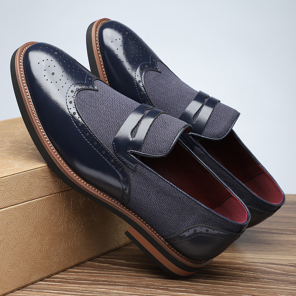 Herren Business Casual Lederschuhe