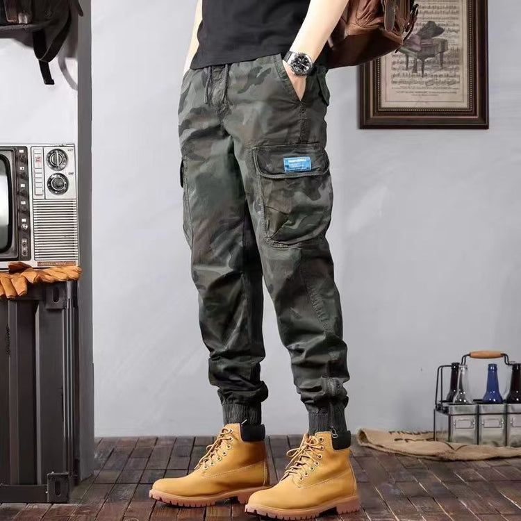 Camouflage Cargo Pants Loose Fit - Swefashionstore