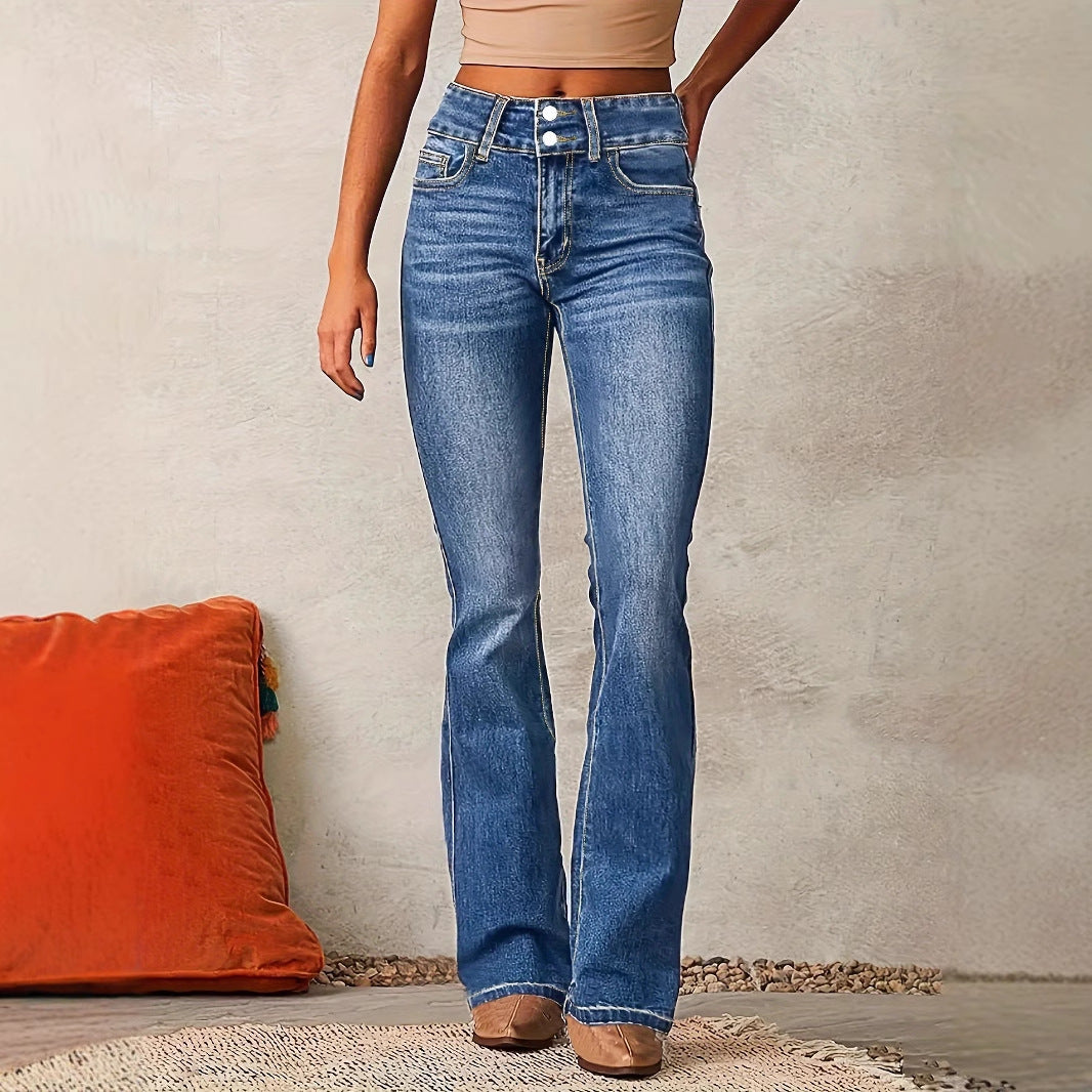 Washed Street Skinny Retro Stretch Jeans - Swefashionstore
