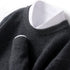 High Quality Loose Round Neck Solid Color Sweater - Swefashionstore