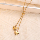 Love Pendant Necklace Net Red Personality Ins Cold Style Titanium Steel - Swefashionstore