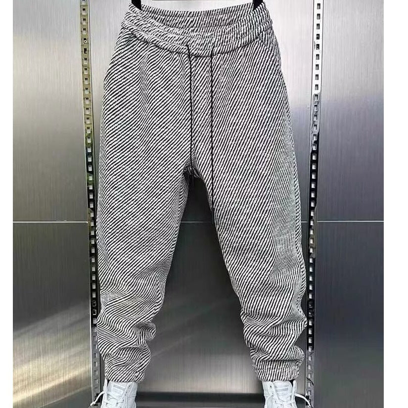 FASHIONABLE All-match Ankle Banded CASUAL Elastic Pants