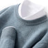 High Quality Loose Round Neck Solid Color Sweater - Swefashionstore