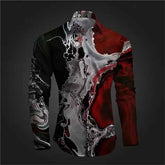 Fashion Casual Vintage Long Sleeve Shirt - Swefashionstore