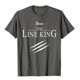 FUNNY Line King T-shirt FASHION Birth - Swefashionstore