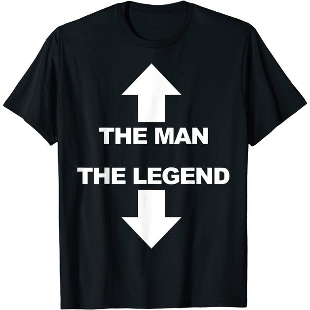 Legendary Humor Printed Short Sleeve Round Neck T-shirt - Swefashionstore