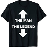 Legendary Humor Printed Short Sleeve Round Neck T-shirt - Swefashionstore