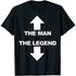 Legendary Humor Printed Short Sleeve Round Neck T-shirt - Swefashionstore