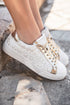 Vintage Leopard Print White Shoes - Swefashionstore