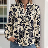 RETRO Printed Elegant Shirt Top For Women - Swefashionstore