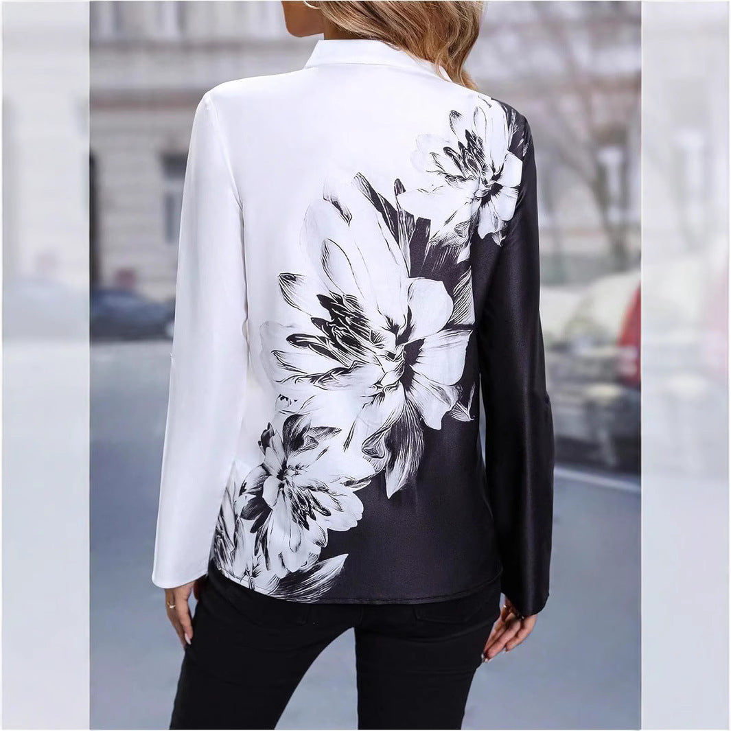 FLOWER FASHION Individual Casual Loose Women&